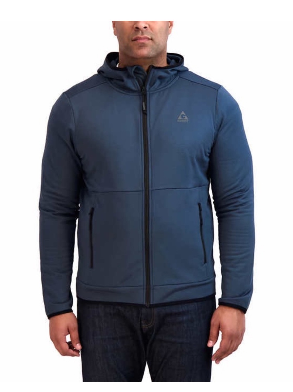 Gerry Blue Full Zip Scuba Neck Hoodie NWT Size M